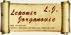 Lepomir Jorganović vizit kartica